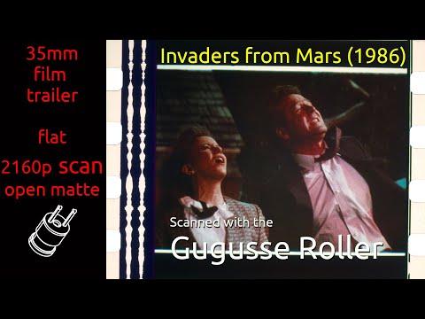 Invaders from Mars (1986) 35mm film trailer, flat open matte, 2160p