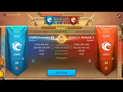 Ark of Osiris #43: [32BR] #1032 vs [61VL] #1761- Rise of Kingdoms