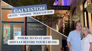 Where to Stay and Eat in Galveston Before a Cruise | SpringHill Suites & Tremont Rooftop Bar