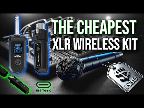 Wireless XLR for only $30 ? #microphone #music
