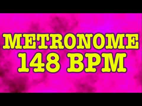 148 BPM Metronome - 10 Minute Metronome - 148BPM Click Track - 10 Minute Timer - Metrónomo 148 BPM