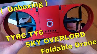 TYRC TY6 Sky Overlord  Foldable RC Drone - Unboxing
