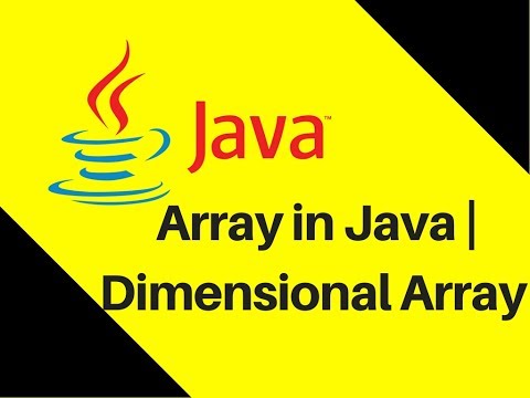 Learn 6 8 How to use Array in Java Tutorial With Example 2 Dimensional ...