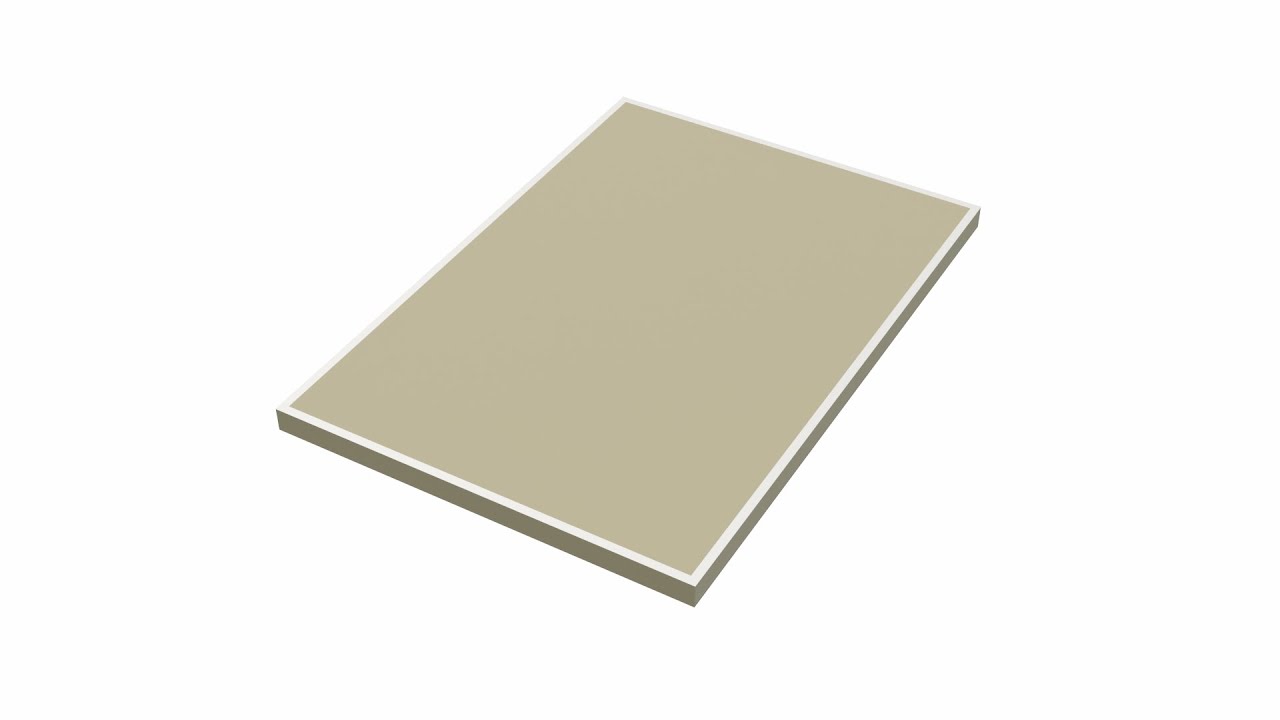 P&ocirc;ster em branco Modelo 3D