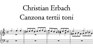 Erbach - Canzona tertii toni - Klais organ, Lubin, Hauptwerk