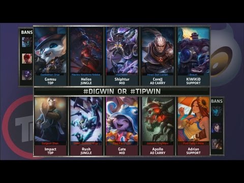 TIP vs DIG Game 2 Highlights - TEAM IMPULSE vs TEAM DIGNITAS - QUARTERFINALS NA LCS SUMMER 2015
