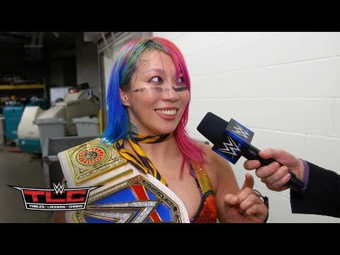 Ronda Rousey Pushes Becky Lynch And Charlotte Flair Off Ladder, Asuka Wins SmackDown Women’s Title At WWE TLC