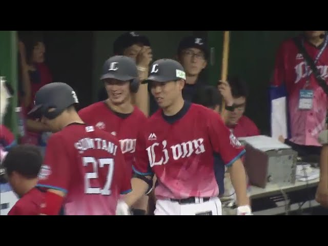 【5回裏】下位打線でチャンスを作ってライオンズ・秋山が仕留める勝ち越しアーチ!! 2017/7/23 L-F