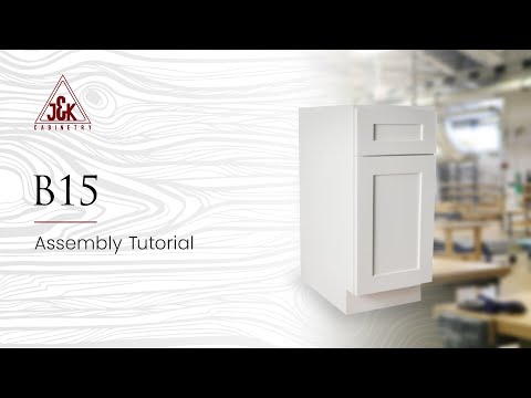 B15 - J&K Cabinetry RTA Assembly Video