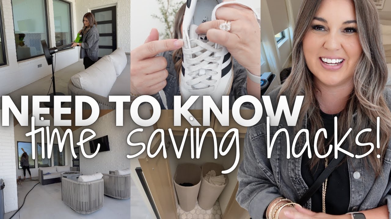 TIME SAVING HACKS YOU NEED TO KNOW | LIFE HACKS THAT MAKE LIFE EASIER | FAVORITE LIFE SAVING HACKS