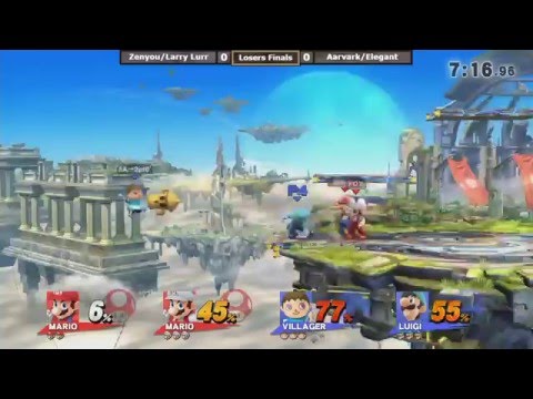 2GGT: FOW Saga - Aarvark/Elegant (Blue) Vs. Zenyou/Larry Lurr (Red) Losers Finals - Smash Wii U