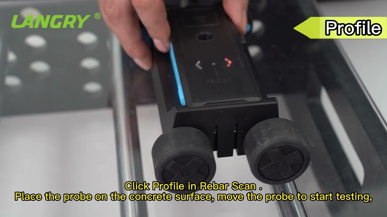 Operation video of Rebar Scanner LR-G150