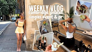 WEEKLY VLOG 🍦 | Blakely pilates, Cambridge, Morena, Bumble singles event, Crunch Soho, PR unboxings