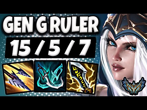 Ashe vs Corki ADC [ Gen.G Ruler ] Patch 25.8 Korea Challenger ✅