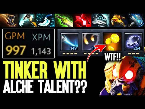 The Tinker Who Farm Like A Alchemist - Radical Crazy Fast Farm Monster Mode Dota 2