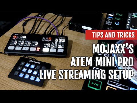 Mojaxx Discusses His ATEM Mini Pro Live Streaming Setup | Tips and Tricks