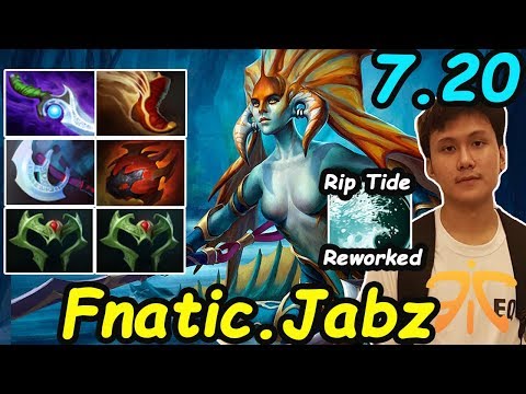 Fnatic.Jabz - [Naga Siren] Carry 7.20 Rip Tide Ability Rework | Dota2 Rank