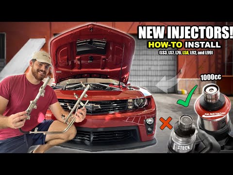 MORE POWER FOR MY ZL1 - Fuel Injector Upgrade on a 5th Gen ZL1 (How-To) + Tuning Session!