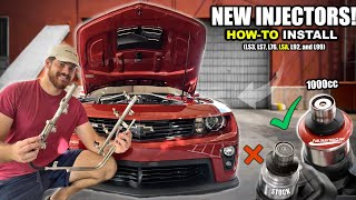 MORE POWER FOR MY ZL1 - Fuel Injector Upgrade on a 5th Gen ZL1 (How-To) + Tuning Session!
