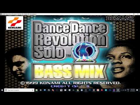 MAME 210 DANCE DANCE REVOLUTION SOLO  BASS MIX 2000 RARE ASF - PLAYABLE 2019 UK ARCADES