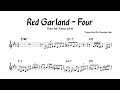 Red Garland - Four Piano Solo Transcription