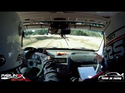 On Board Sergio Llanos - Andrea Colinas / Peugeot 106 Sport / rallysprint de Villadangos