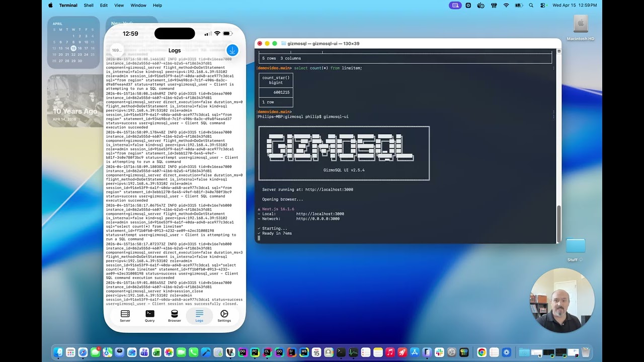 Introducing the New GizmoSQL iOS App