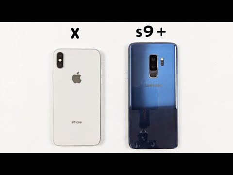 iPhone X Vs Samsung S9 Plus Speed Test & Camera Comparison