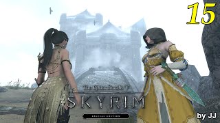 The Elder Scrolls V Skyrim - Dawnguard infiltrate through castle volkihar - playthrough 15-1
