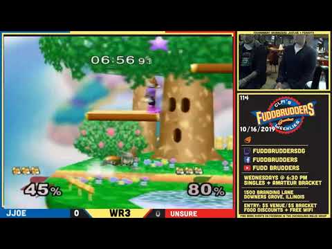 SSBM JustJoe vs Unsure FuddBrudders 114
