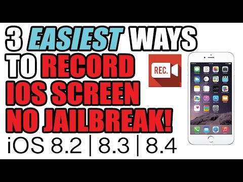3 Easiest Ways To Record iOS 8.2, iOS 8.3, iOS 8.4 Screen | NO JAILBREAK