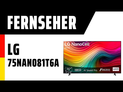 Fernseher LG 75NANO81T6A | Test | Deutsch
