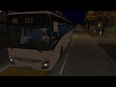 OMSI 2 Beograd Iveco Crossway Linija 45 Novi Beograd(BLOK44)