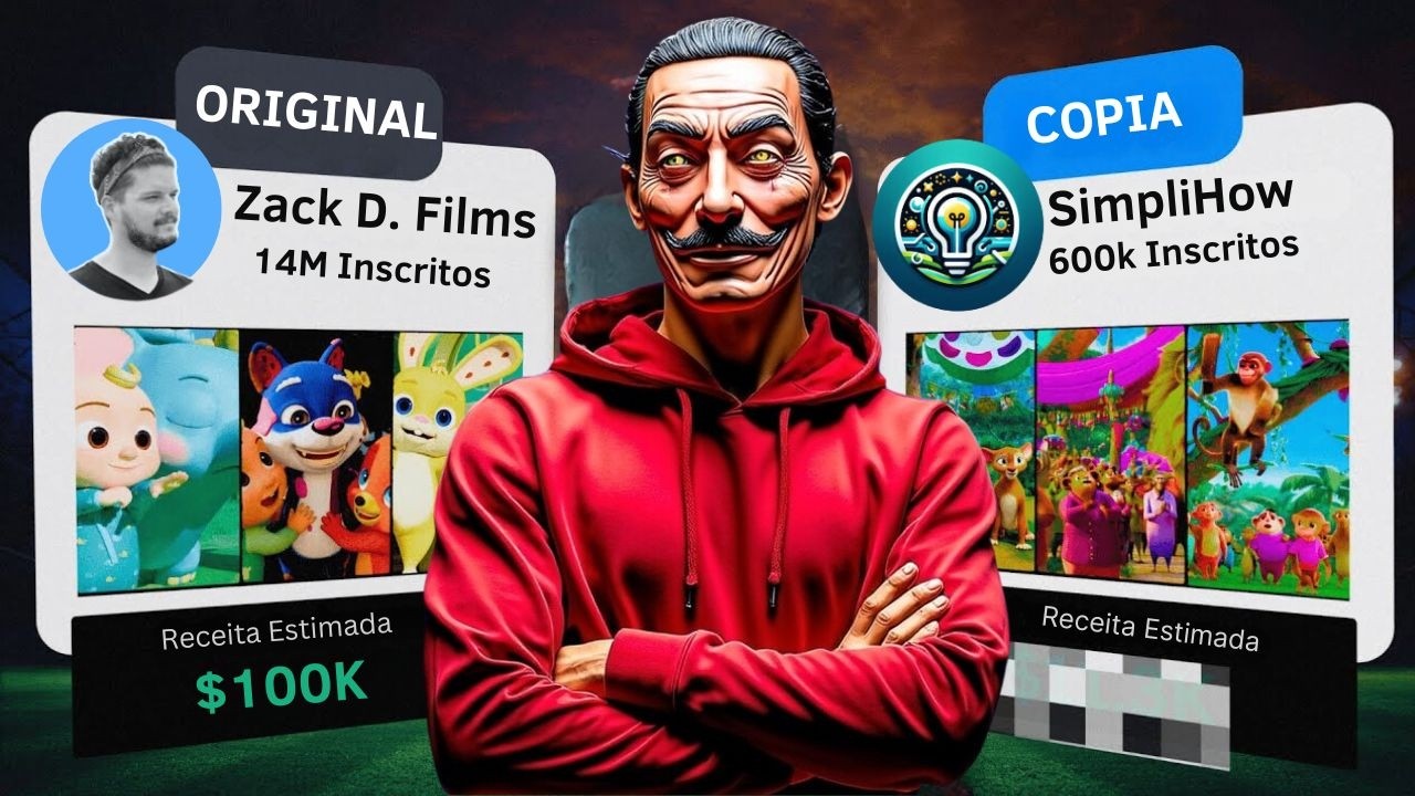 ELE COPIOU UM CANAL DARK DE 100 MIL POR MÊS E...