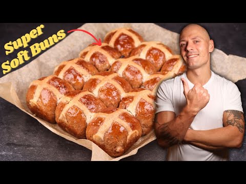 How to Make Extremely Soft Hot Cross Buns