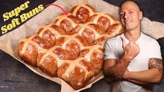 How to Make Extremely Soft Hot Cross Buns