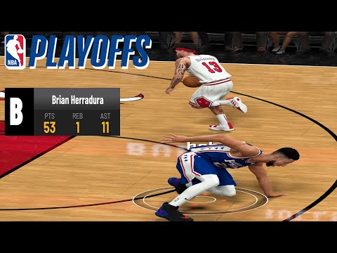Semifinals Game 3 | Bulls vs 76ers | NBA 2K20 My Career Ep.94 | 05.06.20