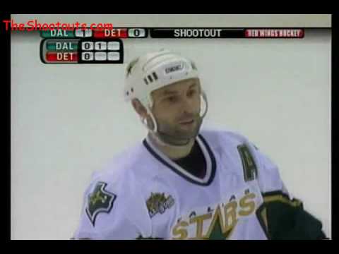 Sergei Zubov (DAL) vs. Dominik Hasek (DET) Shootout March 30, 2007