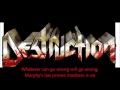 DESTRUCTION - Day of Reckoning (Lyric Video HQ)