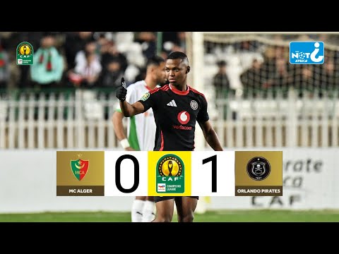 HIGHLIGHTS | MC Alger vs Orlando Pirates | 2024/25 #TotalEnergiesCAFCL | Quarter Final