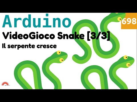 Videogioco portatile Snake con SSD1306, Joystick Shield e Arduino - 3/3 - Video 698