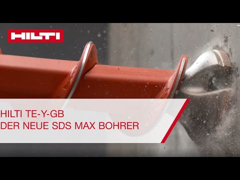 Hilti TE-Y-GB - Einführung des neuen SDS Max Bohrers