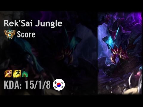 Rek'Sai Jungle vs Elise - Score - KR Challenger Patch 6.10