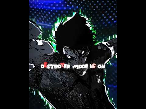 Destroyer Mode Is On ‼️👹 | Blue lock manga edit #anime #bluelock