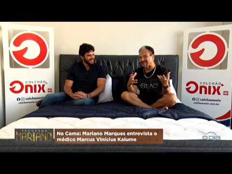 O médico Marcus Vinícius Kalume na cama com Mariano 29 10 2022