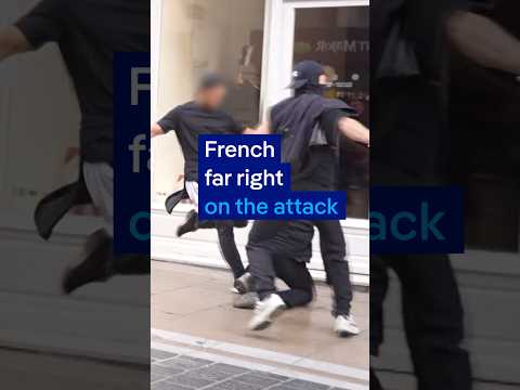 Far right activists storm student demonstrations in France | DW News
