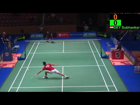 Zhao Jun Peng (china) vs Subhankar dey ( India)