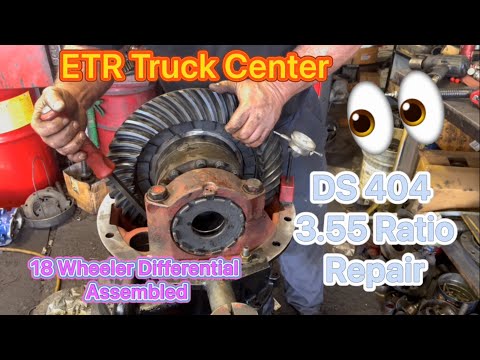 Semi differential repair spicer DS 404 3.55 ratio watch it go back together