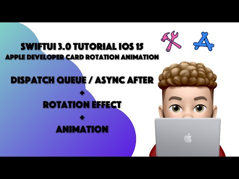 SwiftUI 3.0 - Mobile Apple Developer Card Animation - Matched Geometry Effect - SwiftUI Tutorials