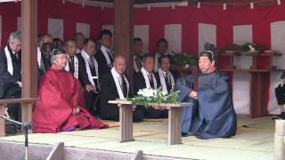 preview picture of video 'Asuka Onda Matsuri - rice planting festival (明日香村・御田祭)'
